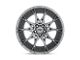 Niche Staccato Matte Anthracite Wheel; 20x10; 40mm Offset (84-01 Jeep Cherokee XJ)