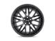 Niche Gamma Matte Black Wheel; 18x8 (97-06 Jeep Wrangler TJ)