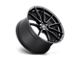 Niche Sector Matte Black Wheel; 19x8.5; 35mm Offset (97-06 Jeep Wrangler TJ)