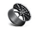 Niche Sector Gloss Anthracite Wheel; 19x8.5; 35mm Offset (84-01 Jeep Cherokee XJ)