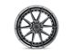 Niche Sector Gloss Anthracite Wheel; 19x8.5; 35mm Offset (84-01 Jeep Cherokee XJ)