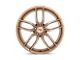 Niche Vosso Glossy Bronze Brushed Wheel; 18x8; 40mm Offset (84-01 Jeep Cherokee XJ)