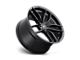 Niche Vosso Matte Black Wheel; 17x8 (97-06 Jeep Wrangler TJ)