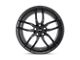 Niche Vosso Matte Black Wheel; 18x9.5; 35mm Offset (87-95 Jeep Wrangler YJ)