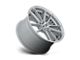 Niche DFS Gloss Silver Machined Wheel; 19x9.5; 35mm Offset (97-06 Jeep Wrangler TJ)