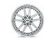 Niche DFS Gloss Silver Machined Wheel; 19x9.5; 35mm Offset (97-06 Jeep Wrangler TJ)