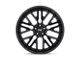 Niche Gamma Gloss Black Wheel; 22x9 (97-06 Jeep Wrangler TJ)