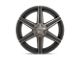 Niche Carina Matte Machined Double Dark Tint Wheel; 20x10.5; 40mm Offset (84-01 Jeep Cherokee XJ)