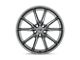 Niche Rainier Matte Anthracite Wheel; 18x8 (87-95 Jeep Wrangler YJ)