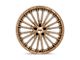 Niche Premio Bronze Brushed Wheel; 20x10.5; 40mm Offset (93-98 Jeep Grand Cherokee ZJ)