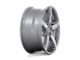 Niche Teramo Anthracite Brushed Face Tint Clear Wheel; 20x10.5; 20mm Offset (93-98 Jeep Grand Cherokee ZJ)