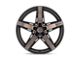 Niche Teramo Matte Black with Double Dark Tint Face Wheel; 20x10.5; 30mm Offset (97-06 Jeep Wrangler TJ)