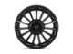 Niche Amalfi Matte Black Wheel; 20x10.5; 20mm Offset (97-06 Jeep Wrangler TJ)