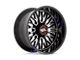 Moto Metal Stinger Gloss Black Machined Wheel; 22x12 (20-24 Jeep Gladiator JT)