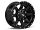 Moto Metal MO970 Gloss Black with Milled Lip Wheel; 20x10; -18mm Offset (07-18 Jeep Wrangler JK)