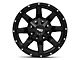 Moto Metal MO970 Gloss Black with Milled Lip Wheel; 20x10 (18-24 Jeep Wrangler JL)