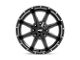 Moto Metal MO970 Semi Gloss Black Milled Wheel; 18x10 (07-18 Jeep Wrangler JK)