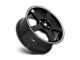 Motegi FS5 Gloss Black Machined Flange Wheel; 16x7 (87-95 Jeep Wrangler YJ)