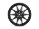 Motegi CS10 Satin Black Wheel; 17x8 (87-95 Jeep Wrangler YJ)