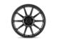 Motegi SS10 Satin Black Wheel; 17x7 (97-06 Jeep Wrangler TJ)