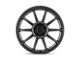 Motegi SS10 Satin Black Wheel; 18x8.5 (97-06 Jeep Wrangler TJ)