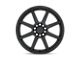 Motegi CS8 Satin Black Wheel; 18x8 (97-06 Jeep Wrangler TJ)