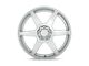 Motegi CS6 Hyper Silver Wheel; 15x6.5 (87-95 Jeep Wrangler YJ)