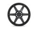 Motegi CS6 Satin Black Wheel; 15x6.5 (97-06 Jeep Wrangler TJ)