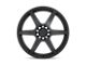 Motegi CS6 Satin Black Wheel; 18x8 (97-06 Jeep Wrangler TJ)