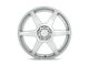 Motegi CS6 Hyper Silver Wheel; 18x8 (97-06 Jeep Wrangler TJ)