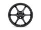 Motegi Traklite 3.0 Satin Black Wheel; 17x8.5 (87-95 Jeep Wrangler YJ)