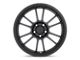 Motegi SS6 Satin Black Wheel; 17x8.5 (97-06 Jeep Wrangler TJ)