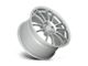 Motegi SS6 Hyper Silver Wheel; 18x9.5 (97-06 Jeep Wrangler TJ)