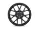 Motegi CM7 Satin Black Wheel; 17x8 (87-95 Jeep Wrangler YJ)