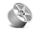 Motegi CS5 Hyper Silver Wheel; 18x8.5; 45mm Offset (84-01 Jeep Cherokee XJ)