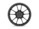 Motegi SS5 Satin Black Wheel; 17x8 (87-95 Jeep Wrangler YJ)