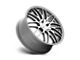 Motegi CM10 Machined Gunmetal Wheel; 19x8.5; 45mm Offset (84-01 Jeep Cherokee XJ)