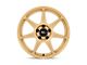 Motegi Battle Gold Wheel; 17x8 (87-95 Jeep Wrangler YJ)