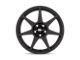 Motegi Battle Matte Black Wheel; 17x8 (97-06 Jeep Wrangler TJ)