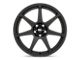 Motegi Battle Matte Black Wheel; 17x8 (87-95 Jeep Wrangler YJ)