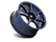 Motegi Battle Midnight Blue Wheel; 17x8 (87-95 Jeep Wrangler YJ)