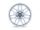 Motegi Tsubaki Hyper Silver with Machined Lip Wheel; 18x9.5; 25mm Offset (93-98 Jeep Grand Cherokee ZJ)