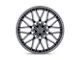 Niche Calabria 5 Matte Gunmetal Wheel; 22x9 (97-06 Jeep Wrangler TJ)