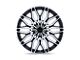 Niche Calabria 5 Gloss Black Machined Wheel; 20x10.5 (97-06 Jeep Wrangler TJ)