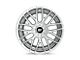 Rotiform RSE Gloss Silver Wheel; 18x9.5 (87-95 Jeep Wrangler YJ)