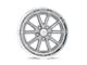 US Mag Rambler Matte Gunmetal Machined Wheel; 20x10 (97-06 Jeep Wrangler TJ)