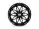 XD Gunner Gloss Black Milled Wheel; 20x10 (20-24 Jeep Gladiator JT)