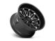 XD Gunner Gloss Black Machined with Gray Tint Wheel; 22x10 (07-18 Jeep Wrangler JK)