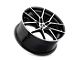 Kraze Evolve Gloss Black Machined Wheel; 20x9; 35mm Offset (97-06 Jeep Wrangler TJ)