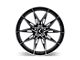 Kraze Evolve Gloss Black Machined Wheel; 20x9; 35mm Offset (87-95 Jeep Wrangler YJ)